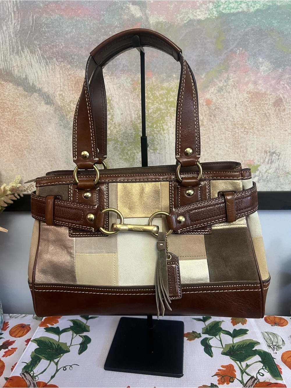 Coach Vintage Hampton 2006 Patchwork Satchel